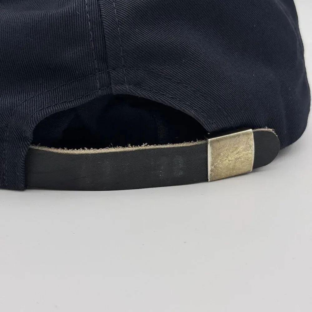 Vintage Eagle Aviation Hat Cap Strap Back Navy Rope Helicopter Logo 90s Dun Mor